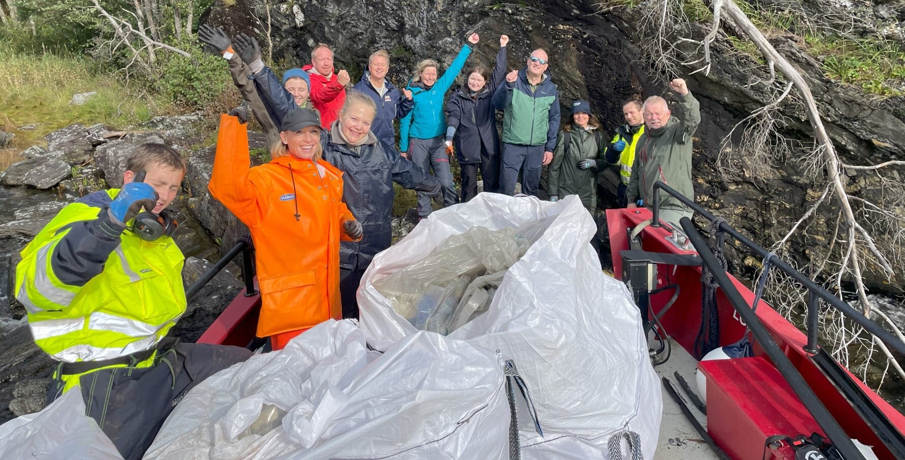 Tonnevis av søppel fjernet fra Hardangerfjorden