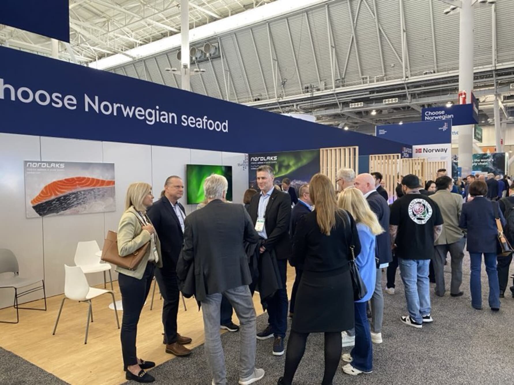 "Choose Norwegian Seafood" lød oppfordringen på fellesstanden som Sjømatrådet og Innovasjon Norge arrangerte på Boston Seafood Show andre uken i mars. 