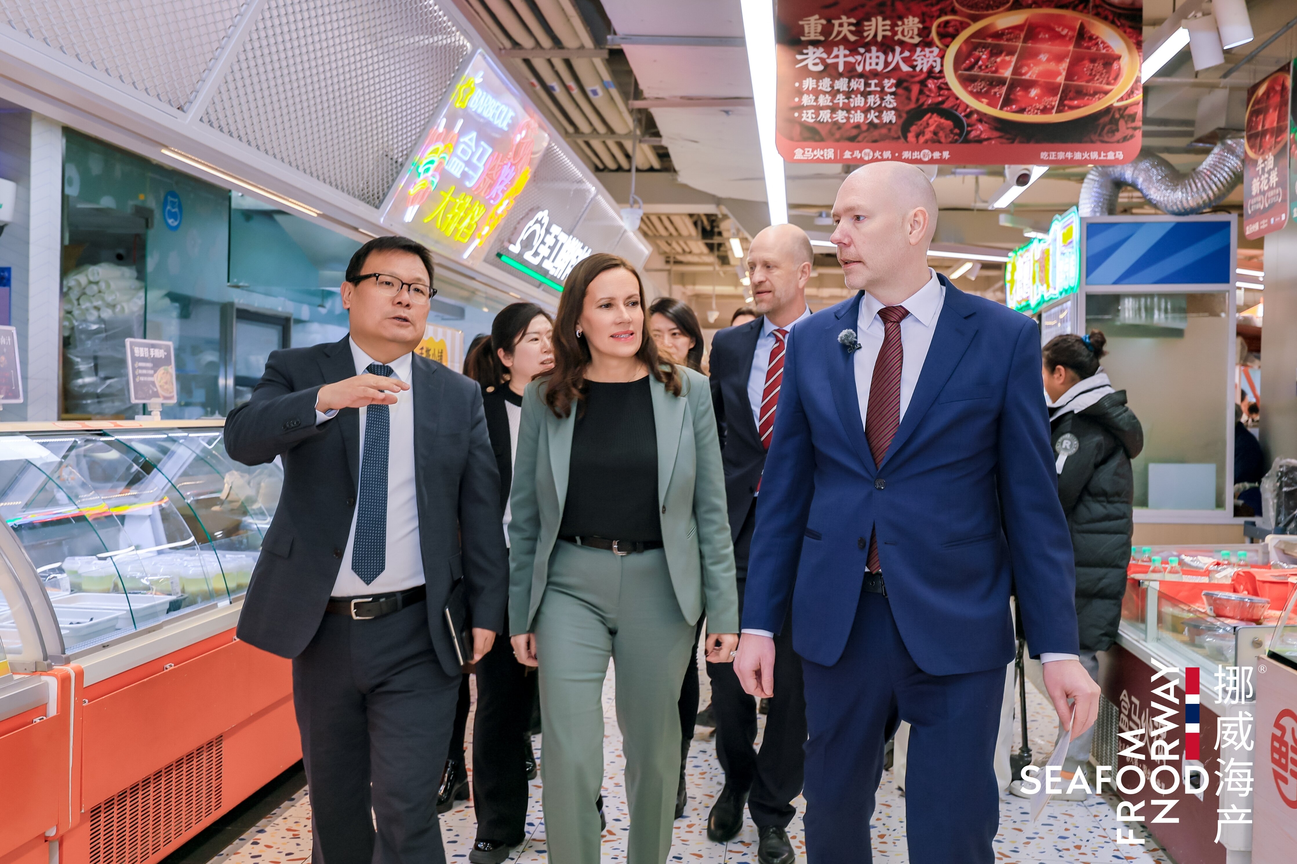 Mennesker på omvisning i Kina