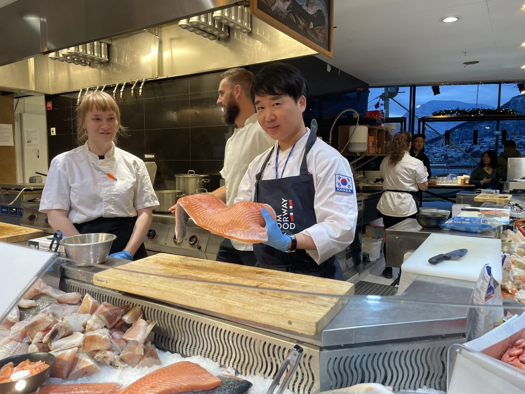 Koreansk landslagskokk til Norge for å lære om sjømat