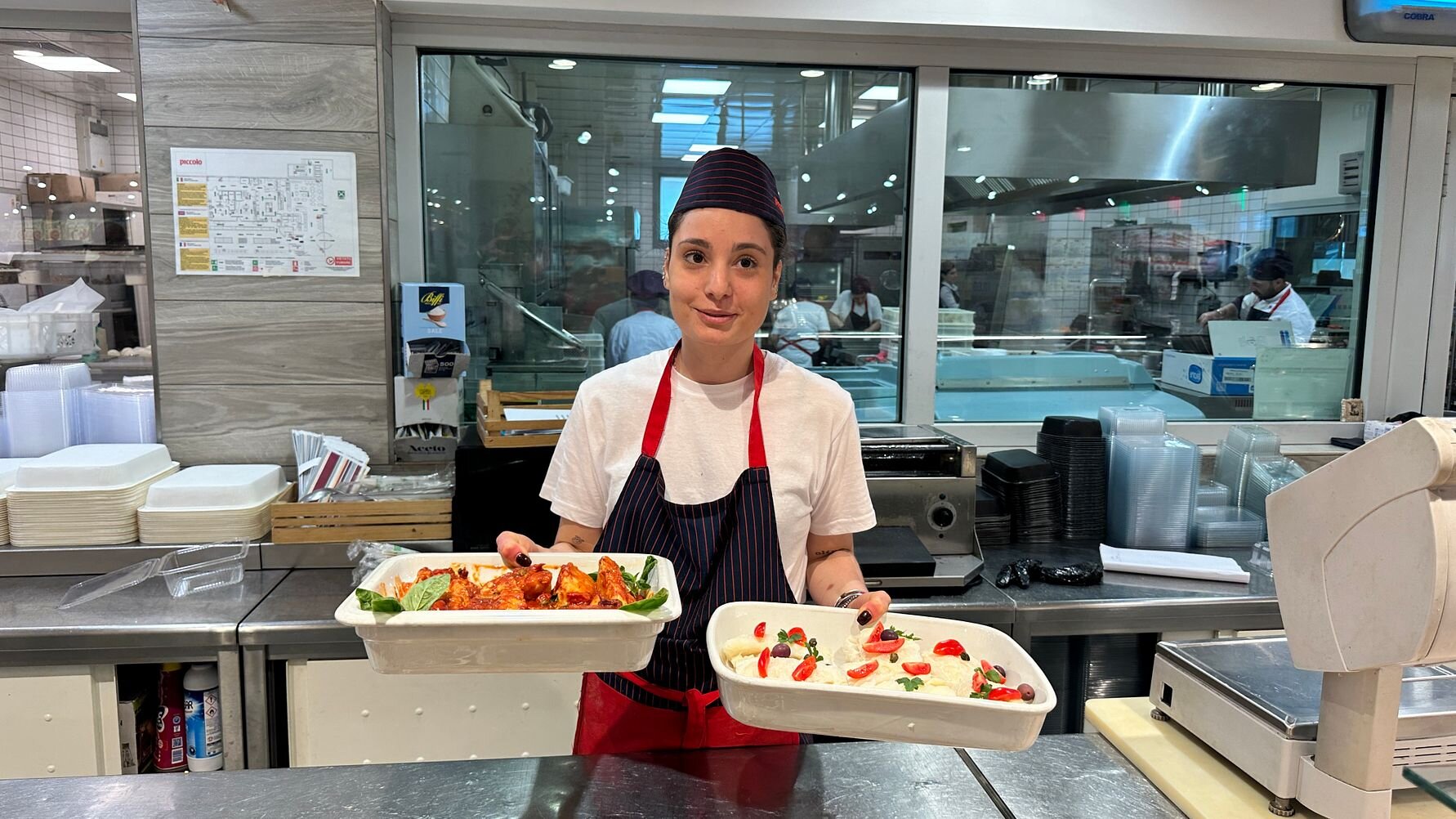 Spiseklar tørrfisk og "baccalà" i fiskedisken- bare å ta med hjem og kose seg. FOTO: Neumann/Sjømatrådet