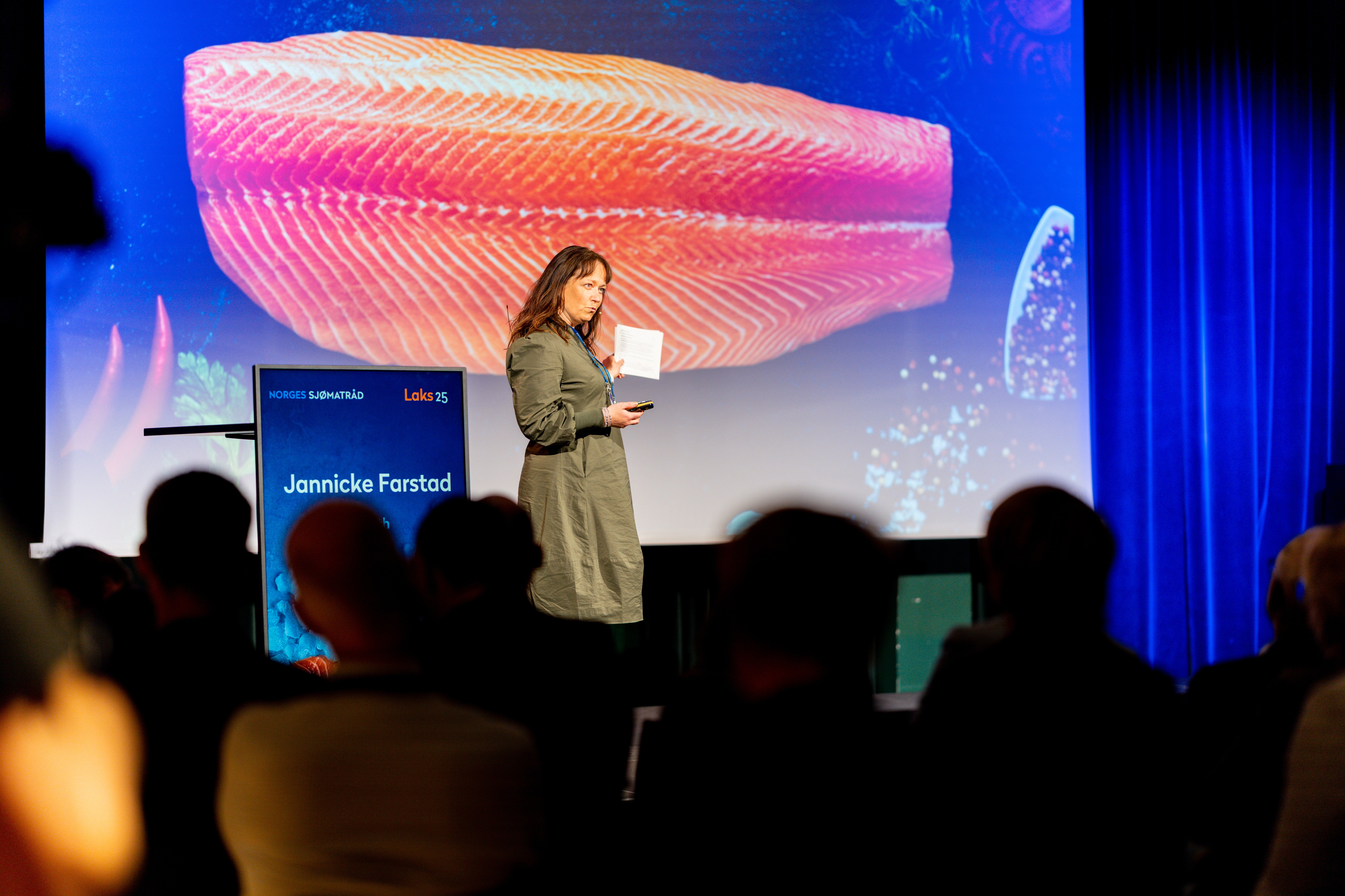 Deltaker på fjordårets laksekonferanse