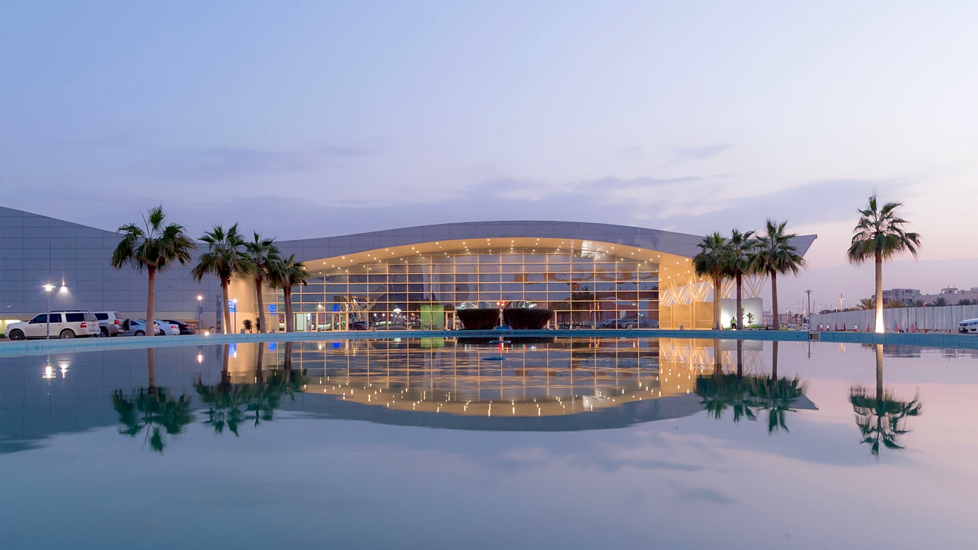 The exhibition centre in Riyadh