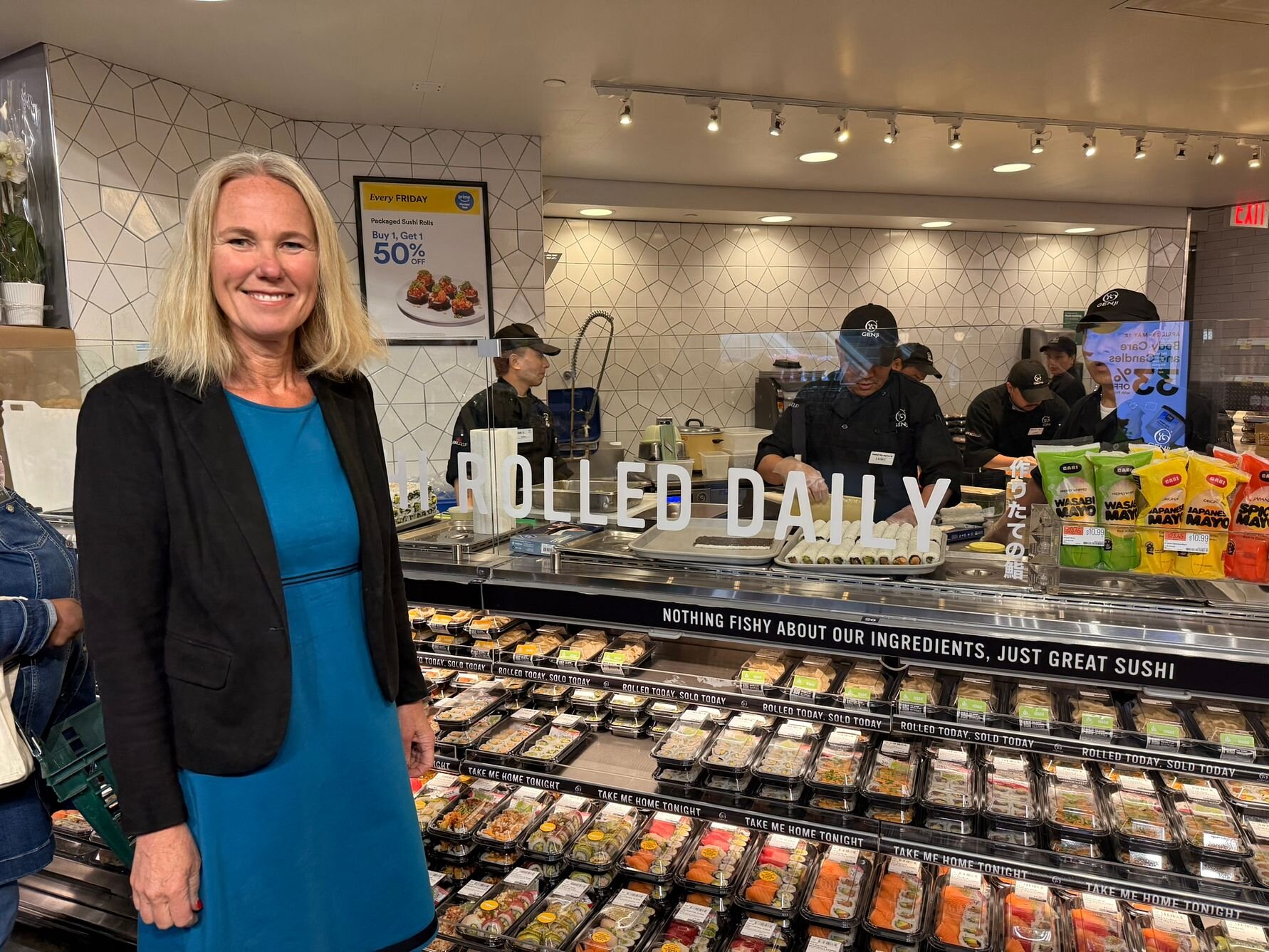 Ny innsikt viser at sushi har blitt helt avgjørende i sjømatmarkedet i USA, forteller sjømatutsending Karine Rød Haraldsson.