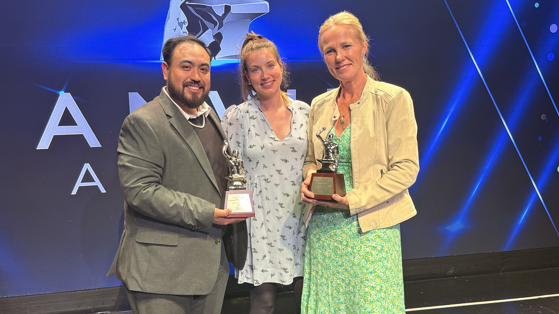Yoni Aguilar, Hilde Larsen Mostue og Karine Rød Haraldsson