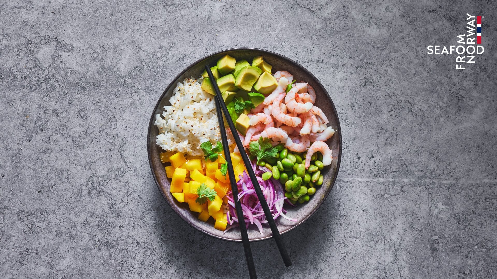 Pokebowil with shrimp