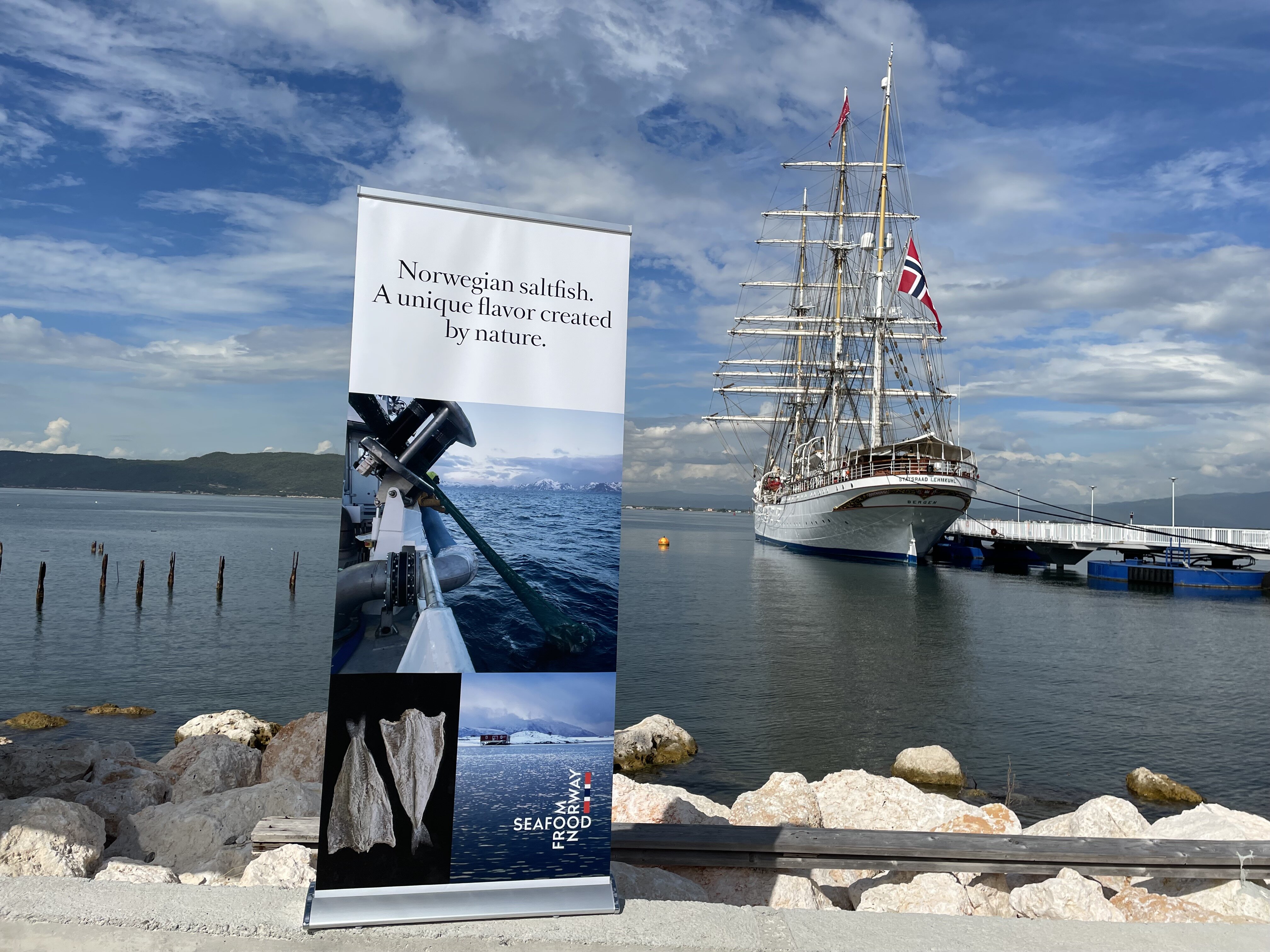 Splitte mine bramseil for en klippfisk