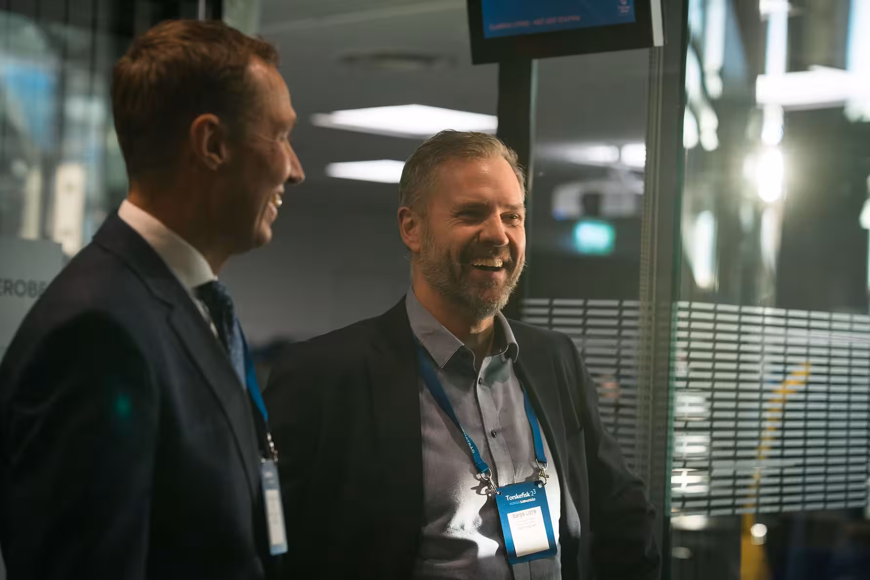 Børge Lotre i godt humør