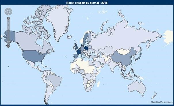 Digital rapport, norsk sjømateksport 2015