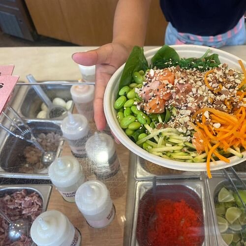 Pokebowl med laks blir stadig mer populært i Italia. FOTO: Maia Neumann