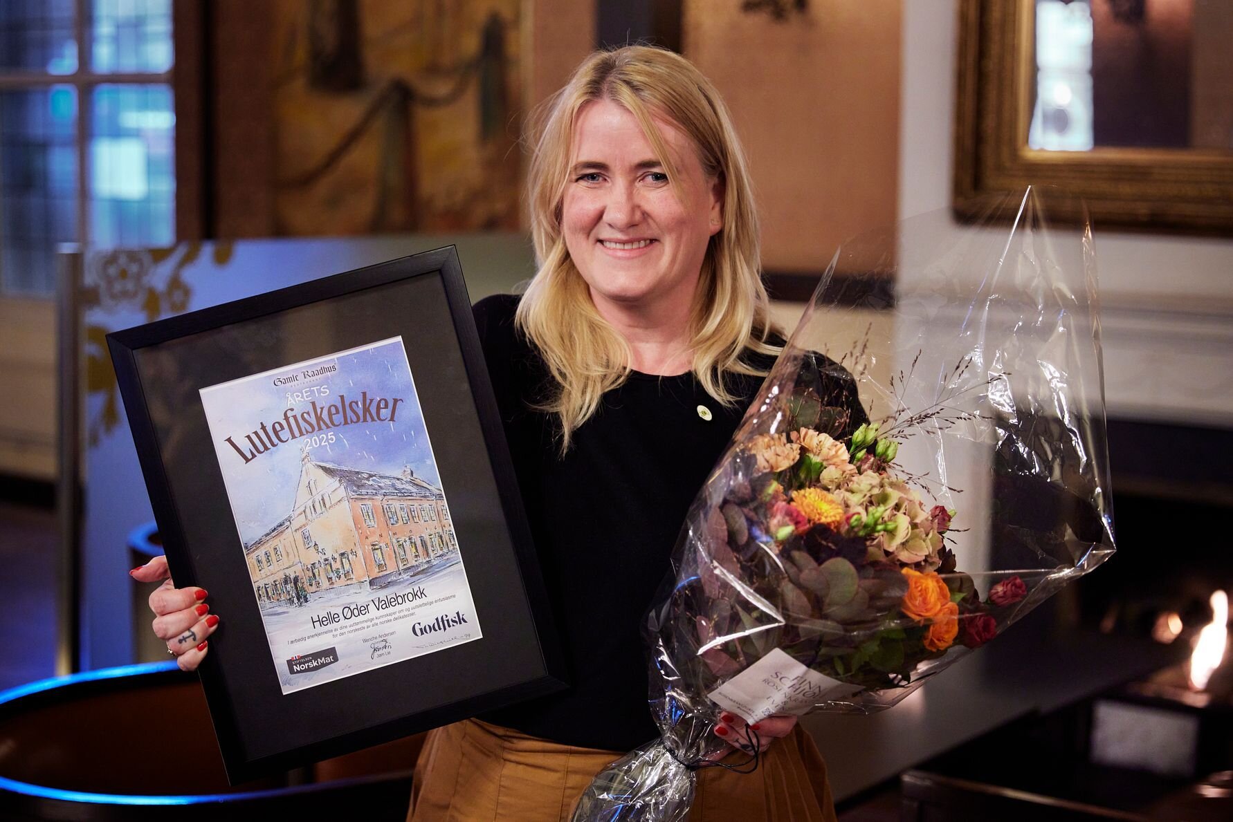 Matskribent- og blogger Helle Øder Valebrokk er Årets lutefiskelsker 2025. FOTO: Studio Isidor/Edward Dreng Karlsen/Sjømatrådet