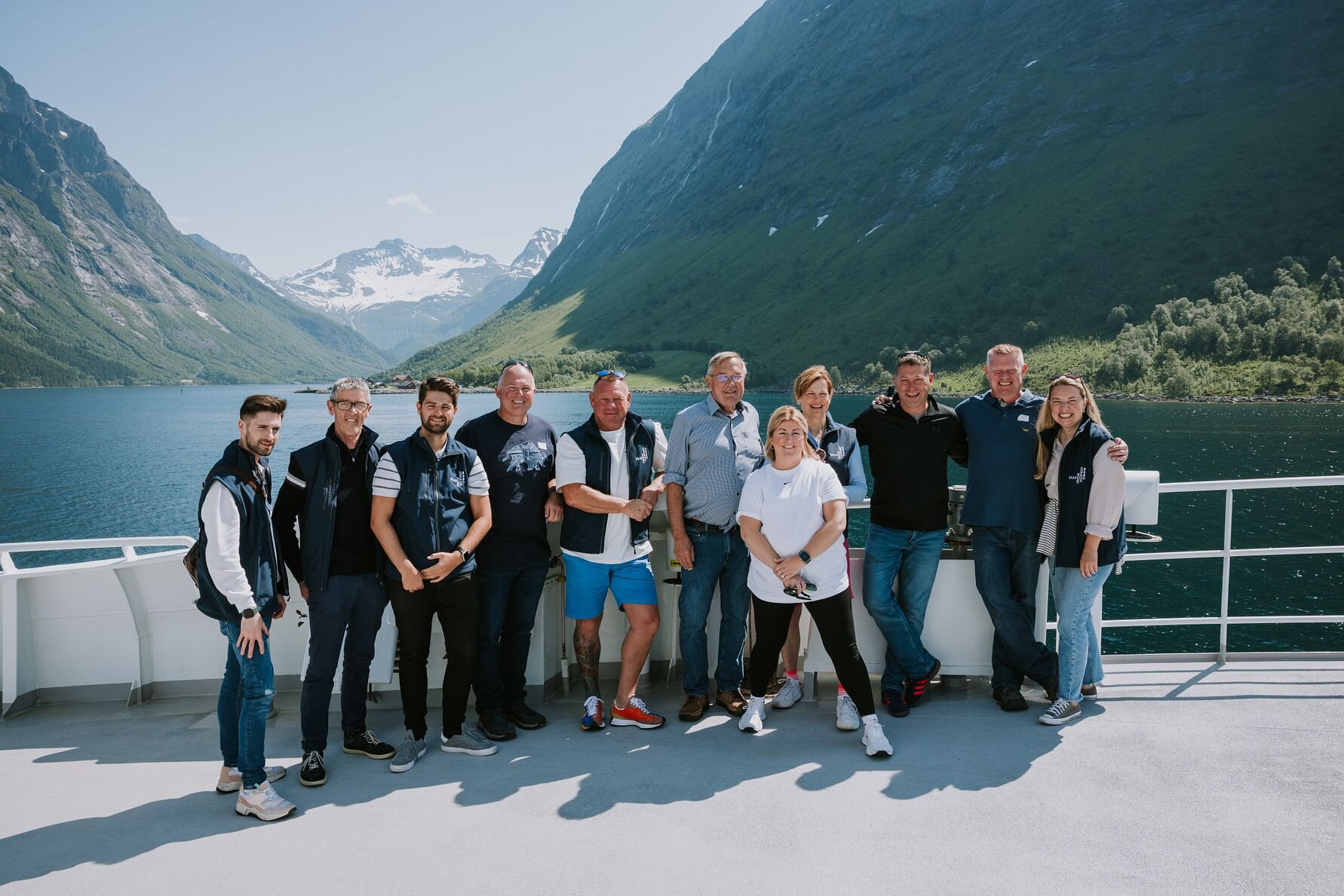 VINNERNE FRA 2023: For to år siden var disse kategorivinnerne med på en uforglemmelig reise med den moderne norske autolinebåten «Atlantic». Foto: Tone Molnes, Norges sjømatråd