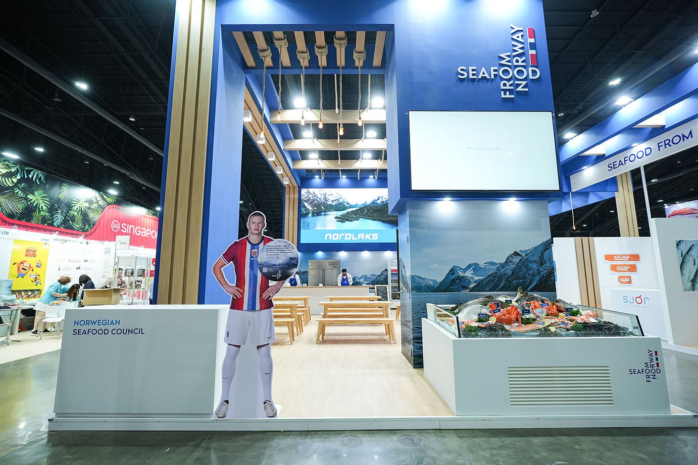 Bilde fra den norske standen på Thaifex 24