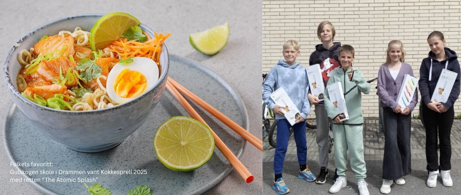 Retten The Atomic Splash og ungene ved Gulskogen skole som laget den