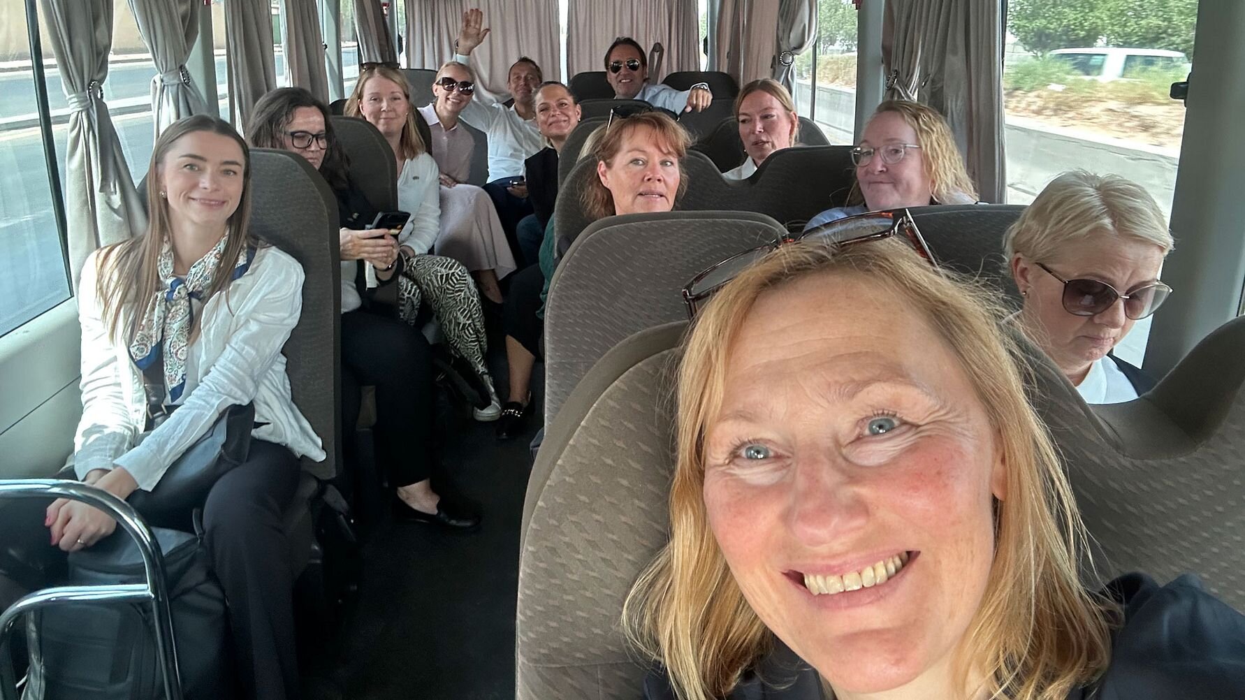 Ingelill Jacobsen inviterte med 14 eksportører på markedstur til Saudi-Arabia.