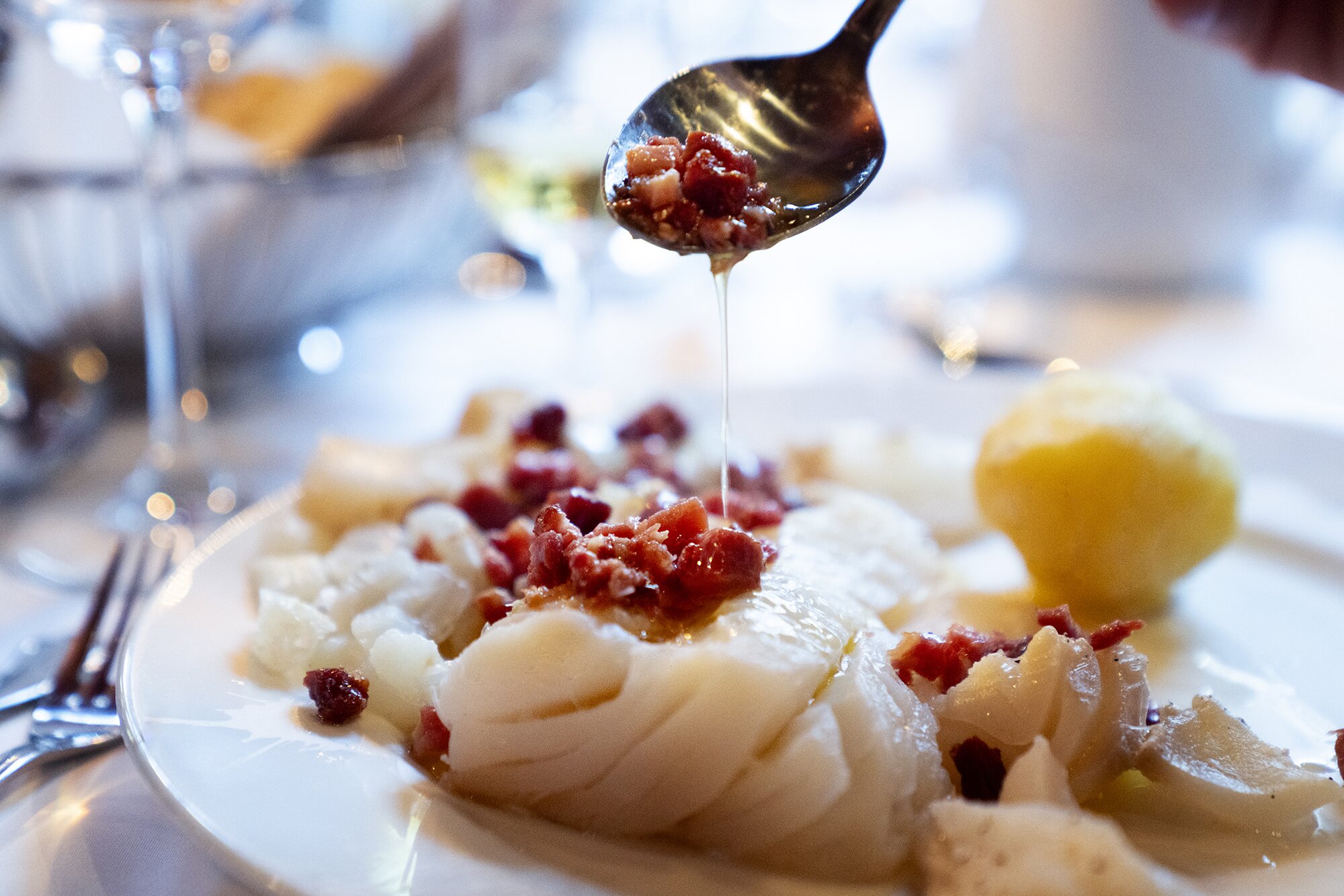 Lutefisk med tilbehør