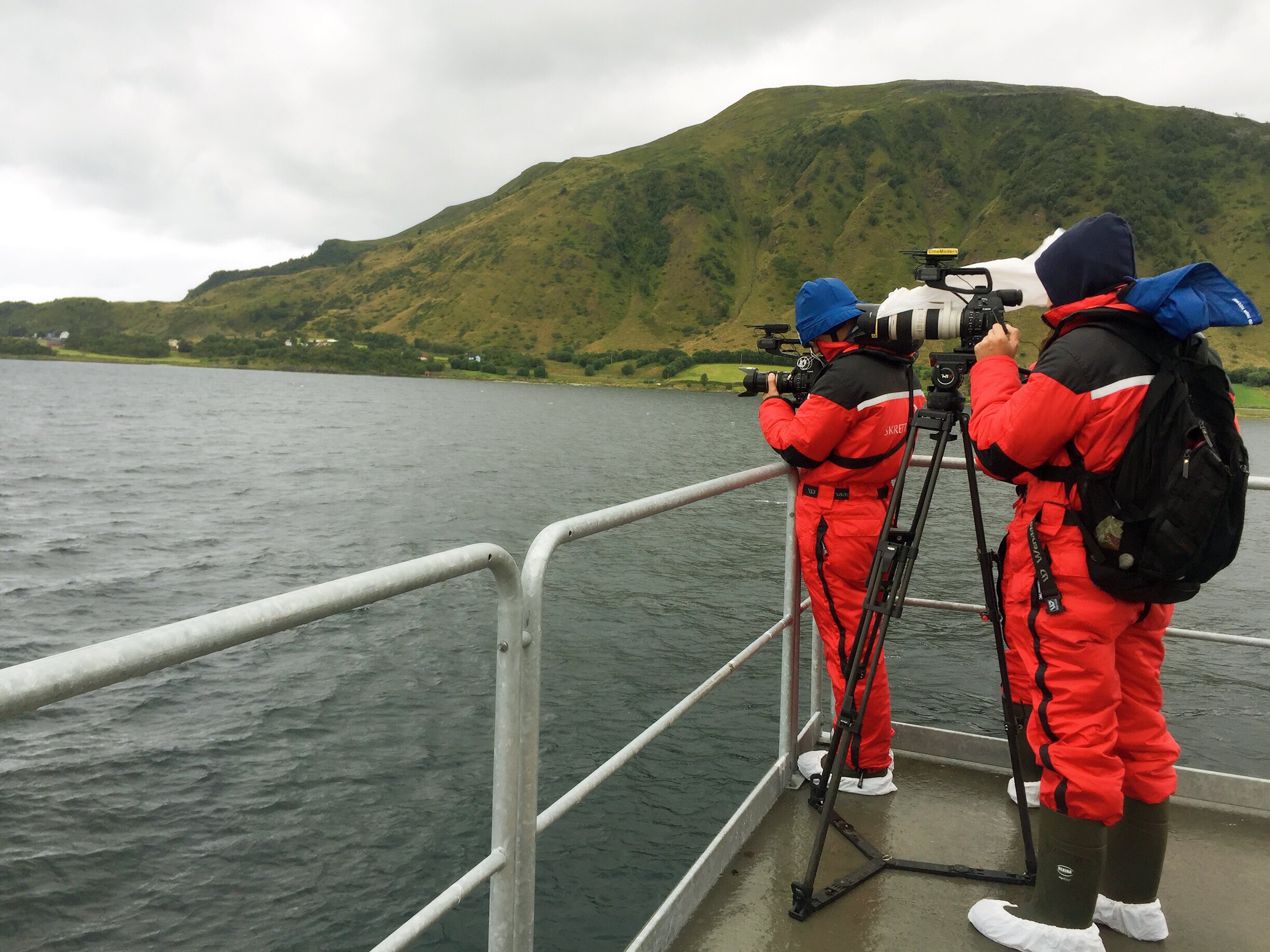 Journalister på jobb
