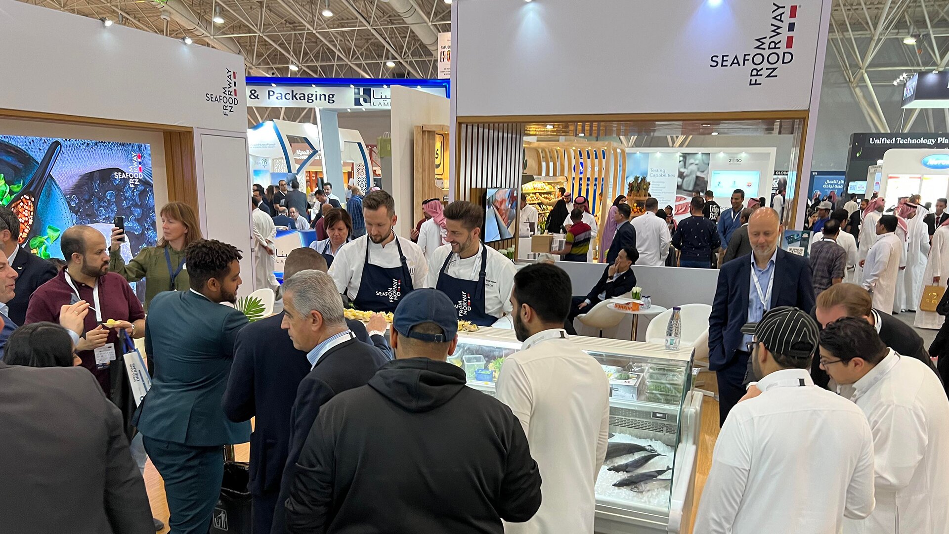 The exhibition centre in Riyadh