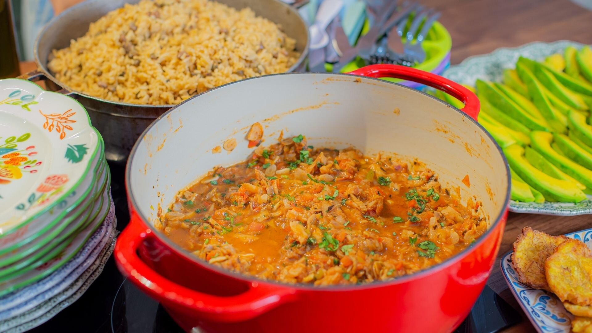 Rød gryte med Arantxa's bacalao