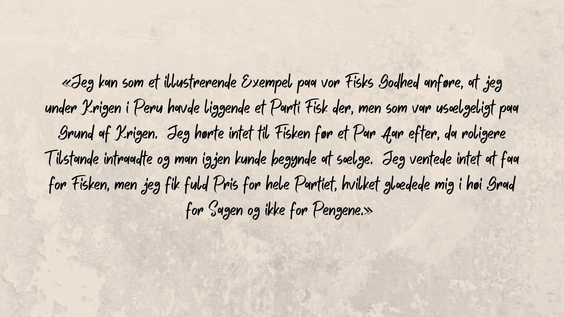 Brev fra 1890 Peru krigen 16x9