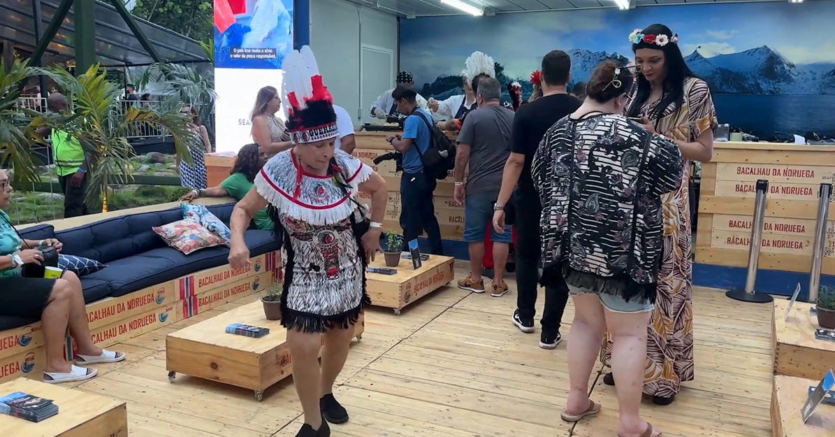 Karneval i Rio Dansegulv av klippfiskkasser