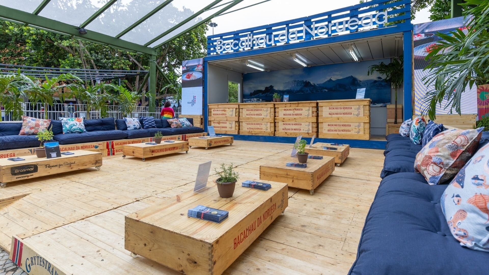 Klippfiskkasser i Rio 2024