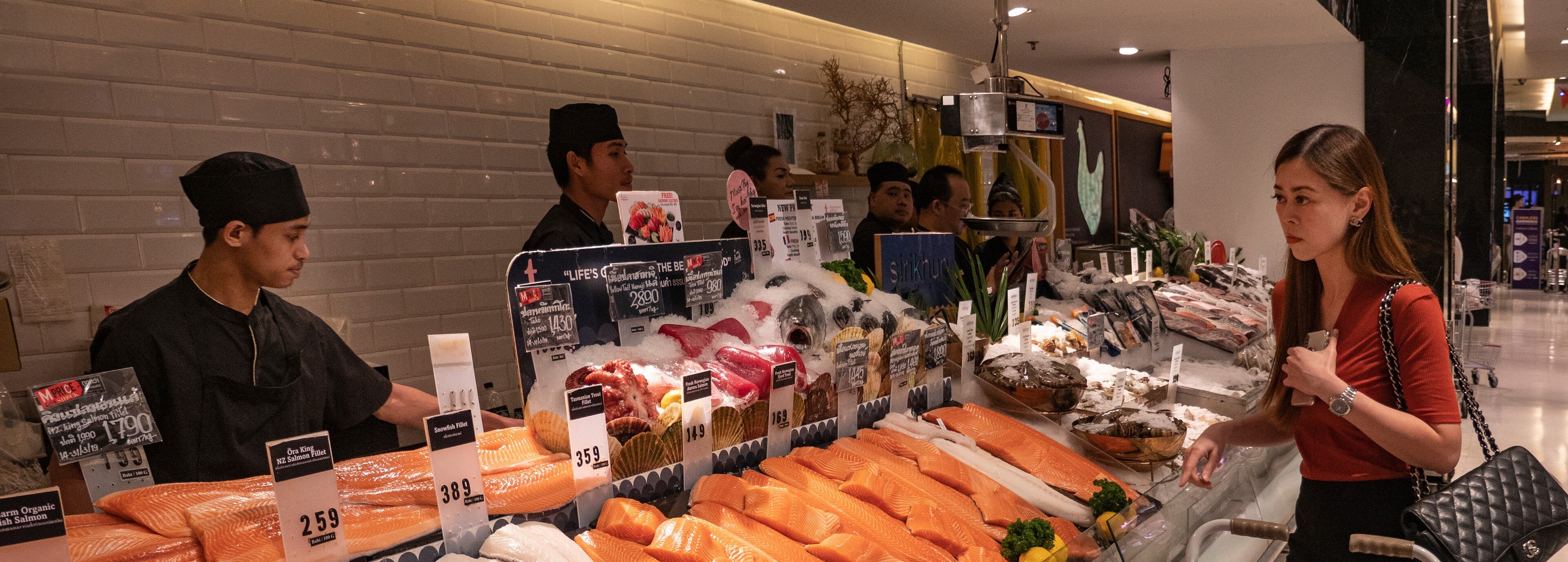 Fish market in Thailand