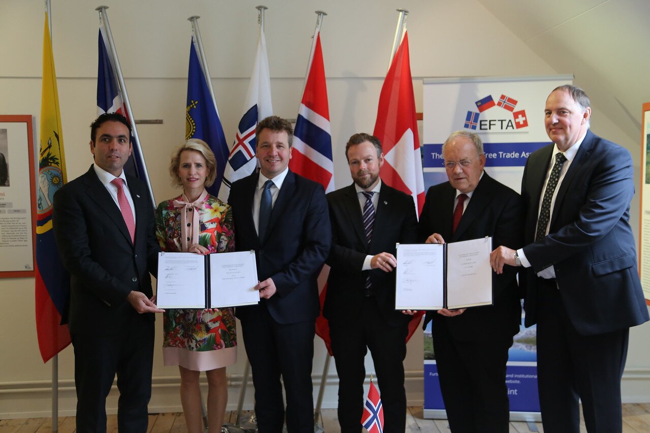 EFTA-signeringsseremoni